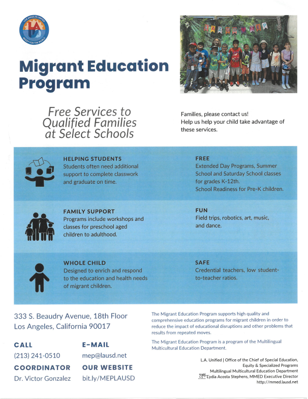 Migrant Ed Program
